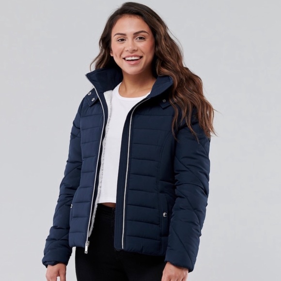 Hollister Sherpa lined Puffer Jacket - Picture 2 of 6